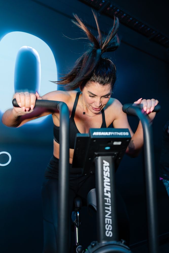Conditioning on the assault bike